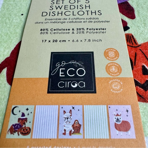 NWT. 5 Swedish dishcloths Each dishcloth with cute dogs - Picture 7 of 9